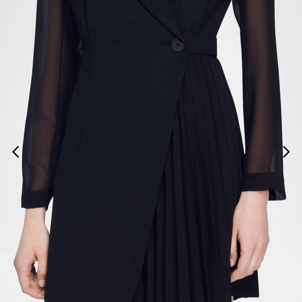 Sandro “Lilela” Tailored Wrap Dress - Picture 2 of 5